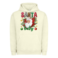 Pigment Pistachio Santa baby Christmas Urban Hoodie - NancyCooperArtShop