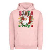 Pigment Salmon Santa baby Christmas Urban Hoodie - NancyCooperArtShop