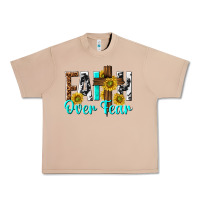Burro faith over fear Urban Heavy Tee - texasbilliewilder