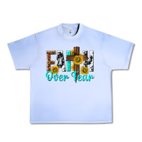 Grape Ice faith over fear Urban Heavy Tee - texasbilliewilder