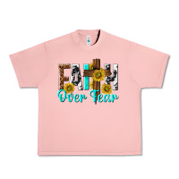Salmon faith over fear Urban Heavy Tee - texasbilliewilder