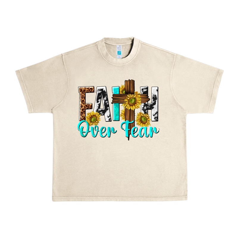 Faith Over Fear Urban Heavy Tee by texasbilliewilder | Teevron
