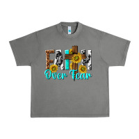 Tornado faith over fear Urban Heavy Tee - texasbilliewilder