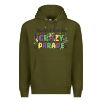 Army Green we don't hide the crazy we parade it Premium Hoodie - MaliasSmallBusiness
