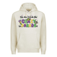 Oatmeal Heather we don't hide the crazy we parade it Premium Hoodie - MaliasSmallBusiness