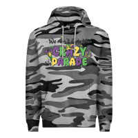 Slate Camo we don't hide the crazy we parade it Premium Hoodie - MaliasSmallBusiness