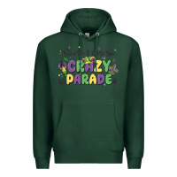 Sports Green we don't hide the crazy we parade it Premium Hoodie - MaliasSmallBusiness