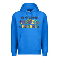 True Royal we don't hide the crazy we parade it Premium Hoodie - MaliasSmallBusiness