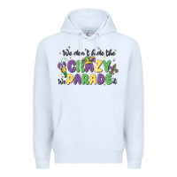 White we don't hide the crazy we parade it Premium Hoodie - MaliasSmallBusiness