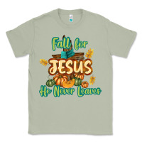 Matcha Fall for Jesus He Never Leaves Classic Tee - texasbilliewilder