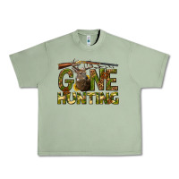 Oil Green gone hunting western Urban Heavy Tee - texasbilliewilder