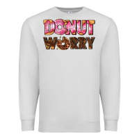 Dove Grey donut worry with donut Premium Sweatshirt - AdoDesignShop