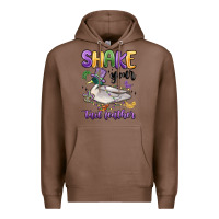 Chestnut shake your tail feather mardi gras Premium Hoodie - MaliasSmallBusiness