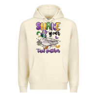 Sandshell shake your tail feather mardi gras Premium Hoodie - MaliasSmallBusiness