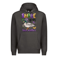 Smoke shake your tail feather mardi gras Premium Hoodie - MaliasSmallBusiness