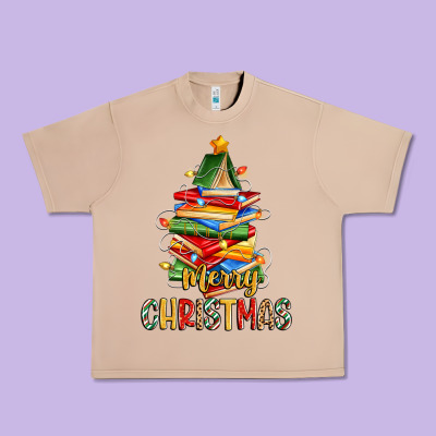 Urban Heavy Tee book christmas tree merry christmas