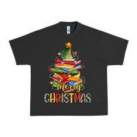 Pigment Black book christmas tree merry christmas Urban Heavy Tee - Zillion Design Studio