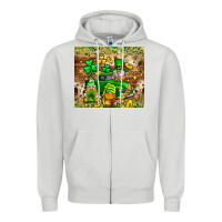 Dove Grey St. Patrick's Day gnomies truck tumbler Zipper Hoodie - Neo Western