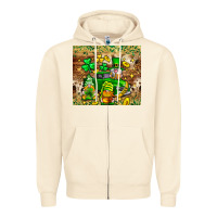 Sandshell St. Patrick's Day gnomies truck tumbler Zipper Hoodie - Neo Western