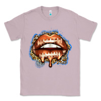 Lilac american football lips Classic Tee - Zillion Design Studio