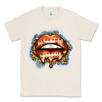Natural american football lips Classic Tee - Zillion Design Studio