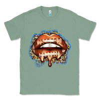 Sage american football lips Classic Tee - Zillion Design Studio