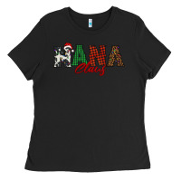 Black nana claus Ladies Tee - BarkalooDesign