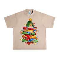 French Oak book christmas tree Urban Heavy Tee - Zillion Design Studio