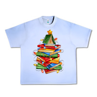 Grape Ice book christmas tree Urban Heavy Tee - Zillion Design Studio