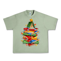 Oil Green book christmas tree Urban Heavy Tee - Zillion Design Studio