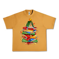 Peanut Butter book christmas tree Urban Heavy Tee - Zillion Design Studio