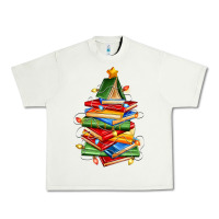 Pistachio book christmas tree Urban Heavy Tee - Zillion Design Studio