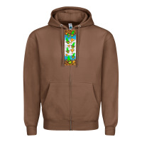 Chestnut tennis penwraps Zipper Hoodie - HRA Design Shop