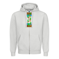Dove Grey tennis penwraps Zipper Hoodie - HRA Design Shop