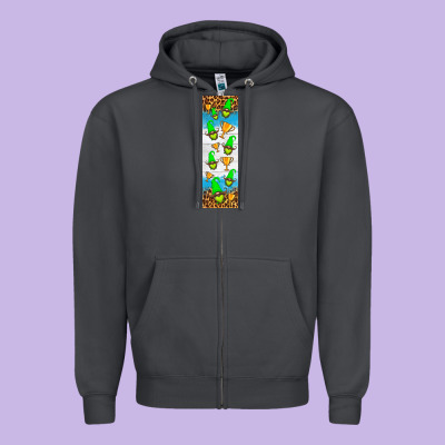 Tennis Penwraps Zipper Hoodie Designed By Hra Design Shop