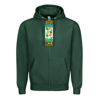Sports Green tennis penwraps Zipper Hoodie - HRA Design Shop