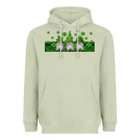 Matcha st patricks gnomes Heavyweight Hoodie - Jasminsmagicworld