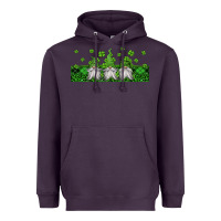 Plum st patricks gnomes Heavyweight Hoodie - Jasminsmagicworld