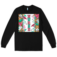 Black nurse Long Sleeve Tee - Zillion Design Studio