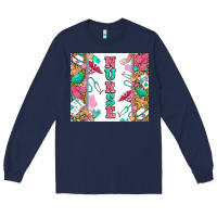 Navy nurse Long Sleeve Tee - Zillion Design Studio