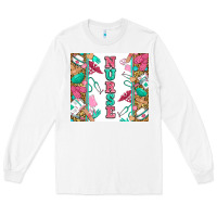 White nurse Long Sleeve Tee - Zillion Design Studio