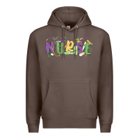 Coffee nurse mardi gras Premium Hoodie - MaliasSmallBusiness