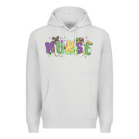 Dove Grey nurse mardi gras Premium Hoodie - MaliasSmallBusiness