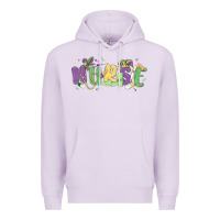 Lilac nurse mardi gras Premium Hoodie - MaliasSmallBusiness