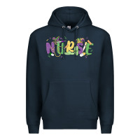 Navy nurse mardi gras Premium Hoodie - MaliasSmallBusiness