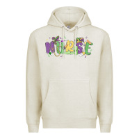 Oatmeal Heather nurse mardi gras Premium Hoodie - MaliasSmallBusiness