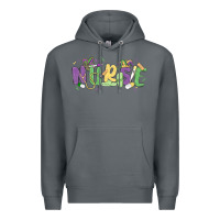 Rock nurse mardi gras Premium Hoodie - MaliasSmallBusiness