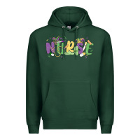 Sports Green nurse mardi gras Premium Hoodie - MaliasSmallBusiness