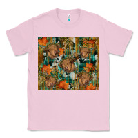 Bubblegum Pink fall cowhide highland cow tumbler Classic Tee - RanaPortraitStore