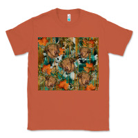 Copper fall cowhide highland cow tumbler Classic Tee - RanaPortraitStore